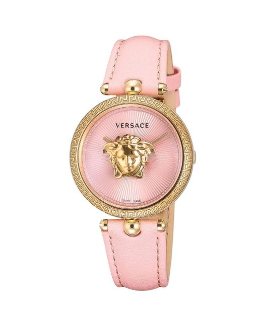 Versace Pink Palazzo Empire 34mm Quartz Watch