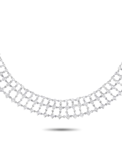 Non-Branded Metallic Lb Exclusive 18k Gold 8.53ct Diamond Necklace Mf01-021424