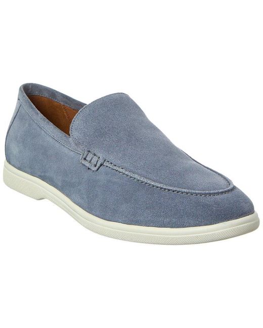 Allen Edmonds Blue Payton Suede Loafer for men