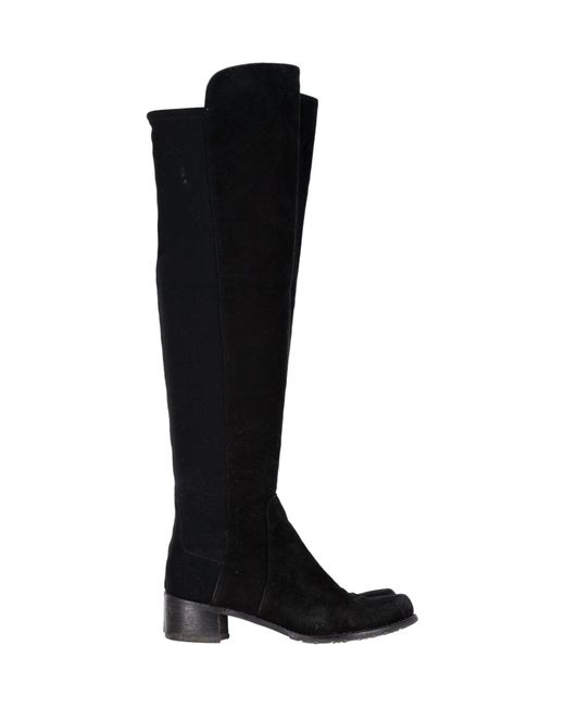 Stuart Weitzman Black 5050 Knee Boots