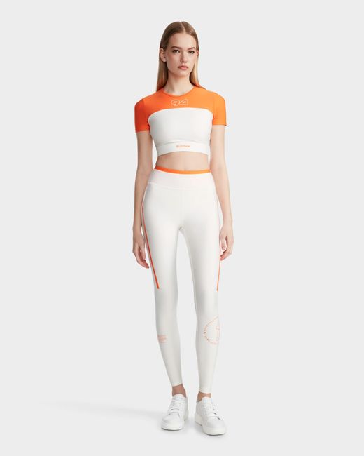 Rudsak White Liliane Active Crop Top