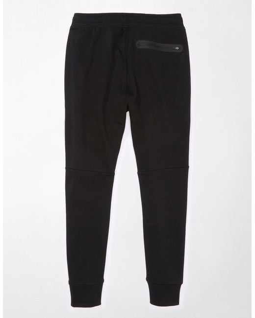 American Eagle Outfitters Black Ae 24/7 Cotton jogger for men