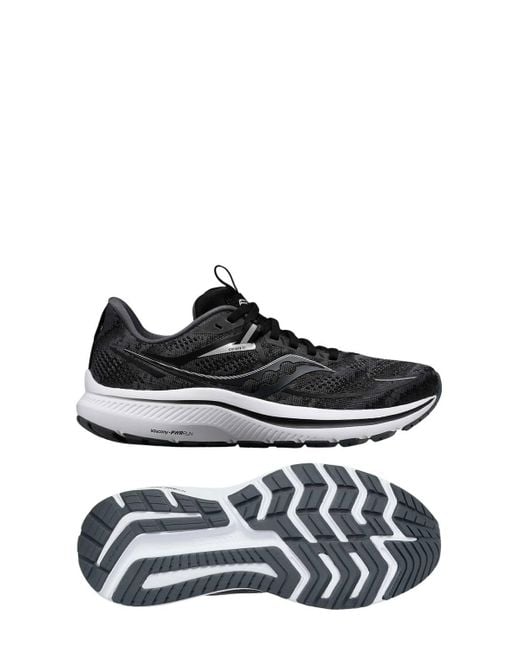 Saucony Black Omni 21 Running Shoes - 2e/wide Width for men