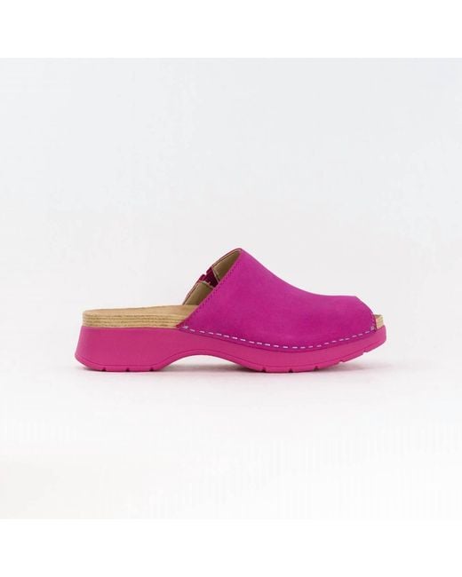 Dansko Pink Ravyn Nappa Sandals