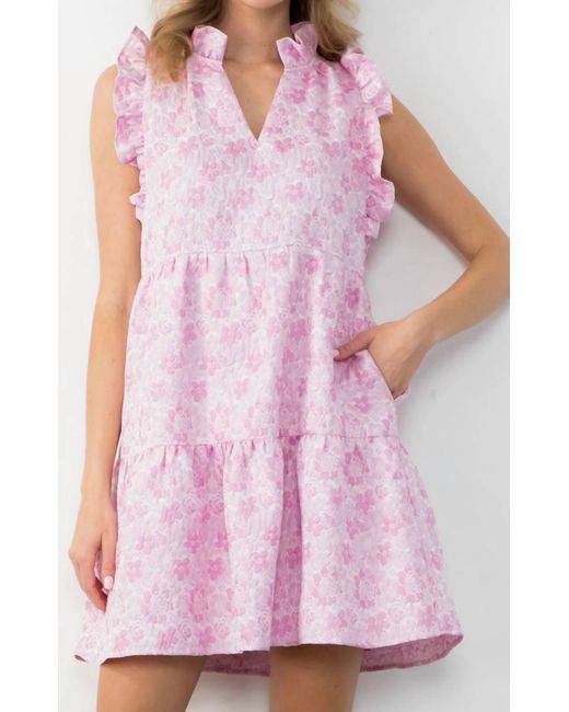 Thml Pink Floral Dress