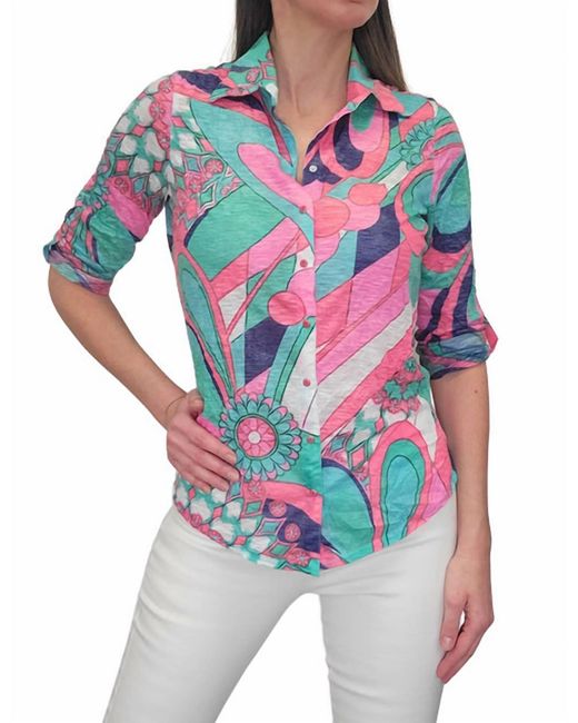 David Cline White Button Down Top