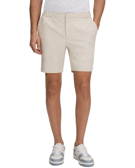 Reiss Natural Deck Drawcord Slim Short for men