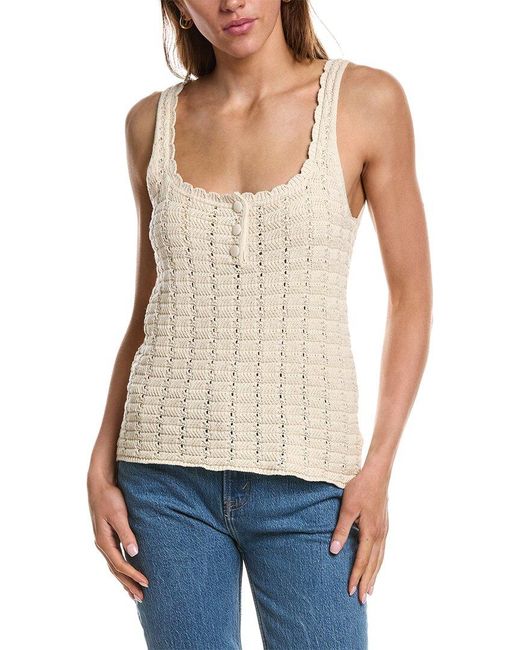 Ichi Blue Dotties Top