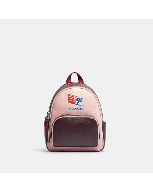 coach outlet pink backpack