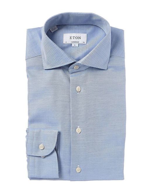 Eton of Sweden Blue Contemporary Fit Dress Shirt for men