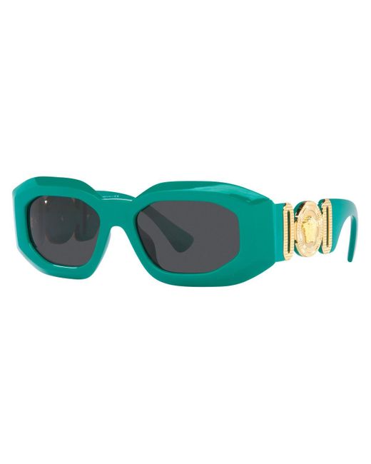 Versace Green 53mm Turquoise Sunglasses for men