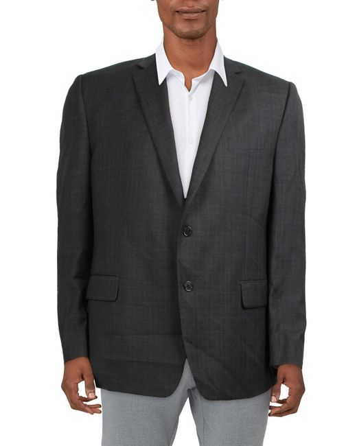 Lauren by Ralph Lauren Black Classic-fit Business Suit Jacket for men