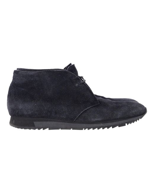 Prada Blue Lace-up Boots for men