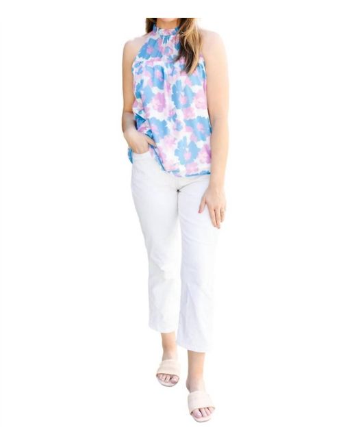 Michelle Mcdowell Blue Presley Top