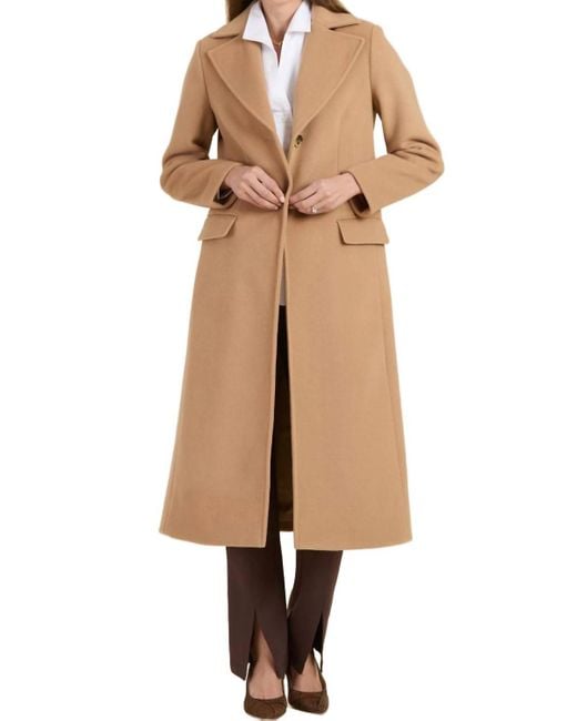 tyler boe Natural Single Breasted Midi Trench Coat
