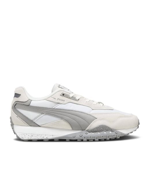 PUMA White Blktop Rider Sneakers for men