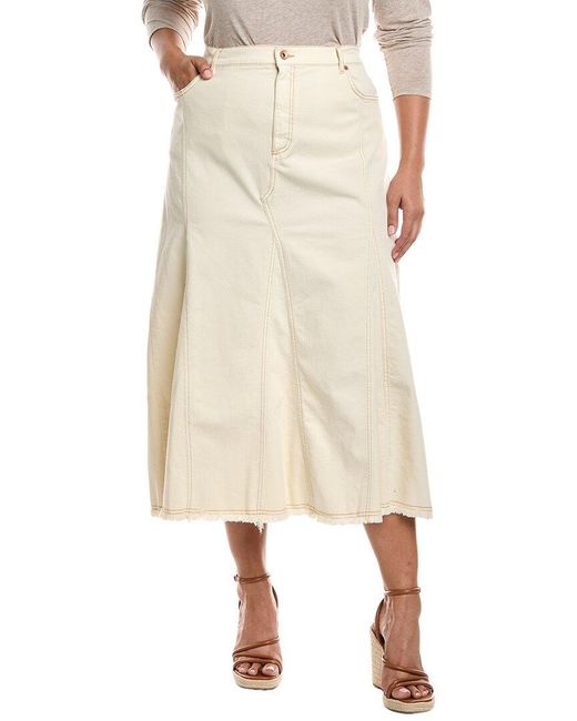 Marina Rinaldi Natural Plus Samuele Denim Skirt