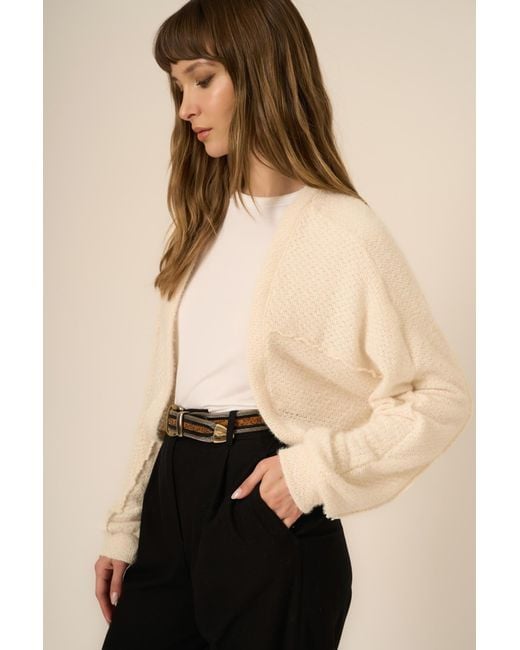 Project Social T Natural First Dibs Chenille Cardi