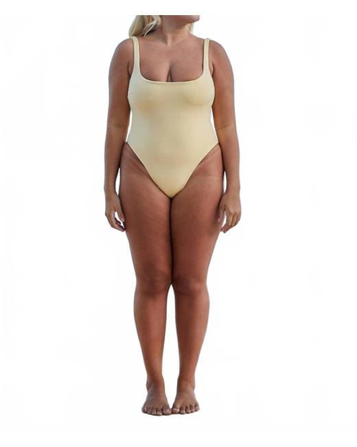 Haight Brown Thidu Onepiece Swimsuit