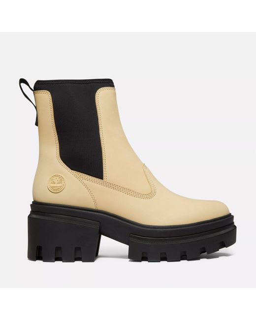 Timberland courmayeur valley chelsea boots clearance beige