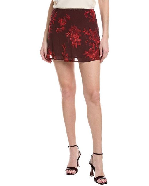 SERENETTE Red Mini Skirt