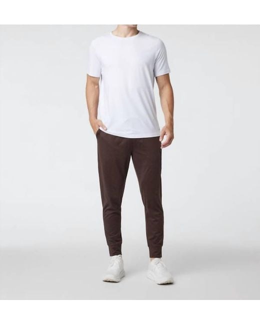 vuori White Sunday Performance Jogger for men