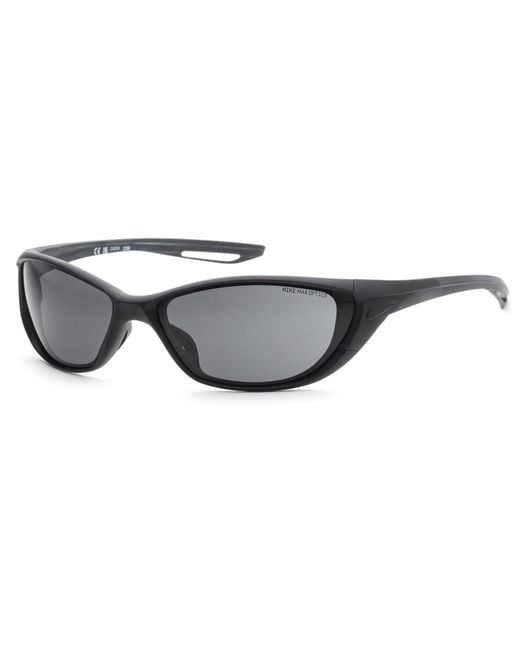 Nike Gray 66 Mm Sunglasses Dz7356-010 for men
