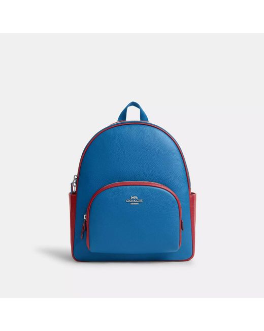 COACH Blue Court Backpack