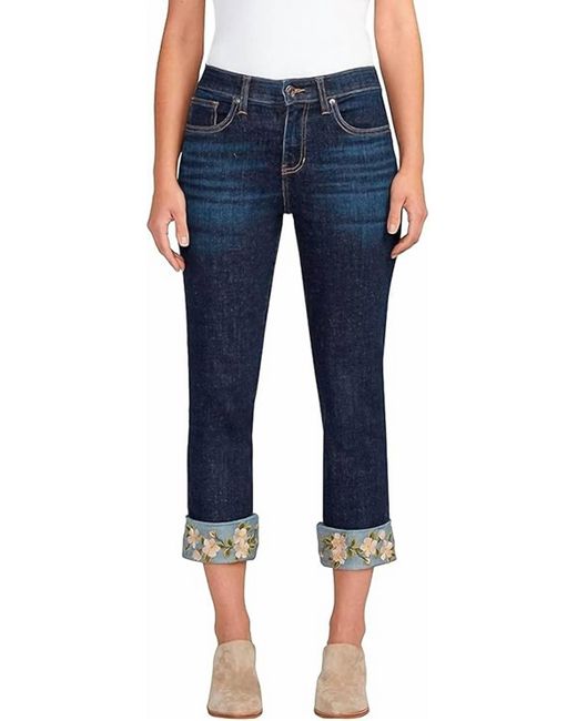Jag Blue Carter Mid Rise Girlfriend Jeans