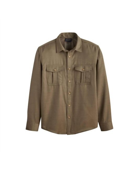 Pendleton Men's Green Harrison Merino Shirt