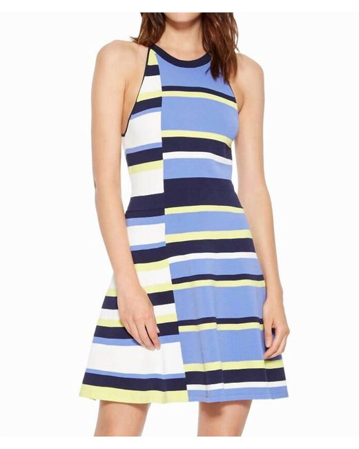 Parker Blue Shea Knit Halter Dress