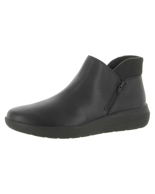 Clarks Black Femmes Wedges Booties Ankle Boots