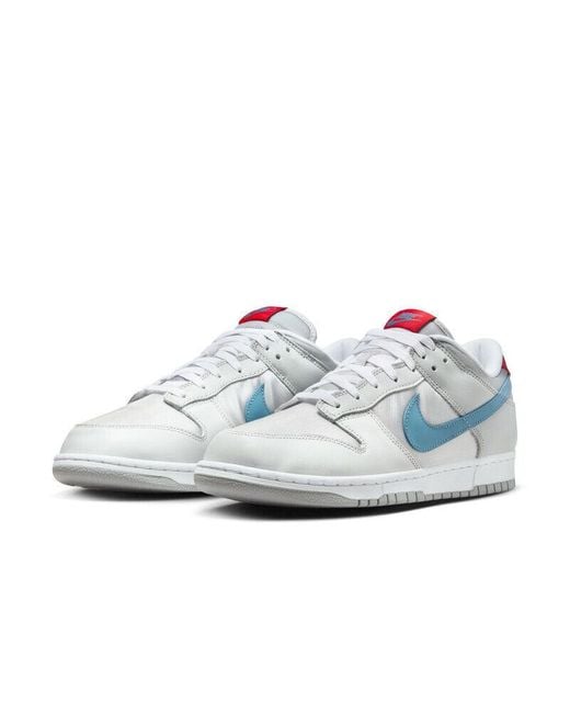 Nike White Dunk Low Surfer' Shoes for men