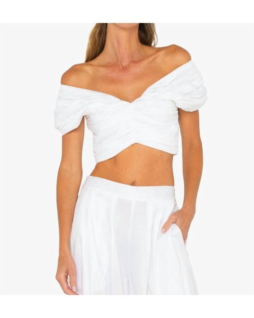 JBQ White Rose Top