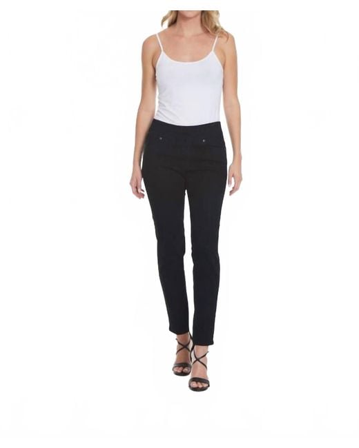 Slimsation By Multiples Black Pull On Jeans