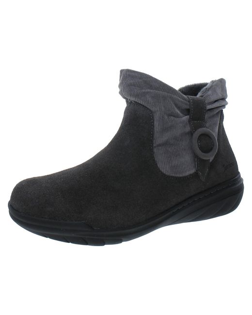 Jambu Black Hickory Suede Ankle Winter & Snow Boots