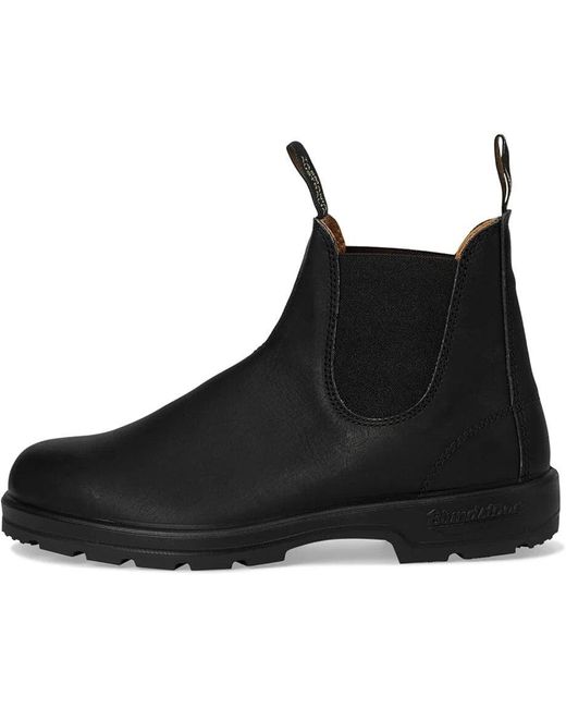 Blundstone Black 558 Chelsea Boot Leather Round Toe Ankle Rhs4902