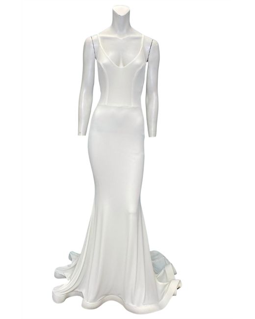 Issue New York White Evening Gown