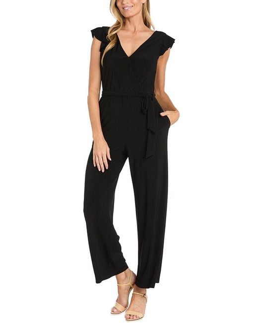 R & M Richards Black Jumpsuit