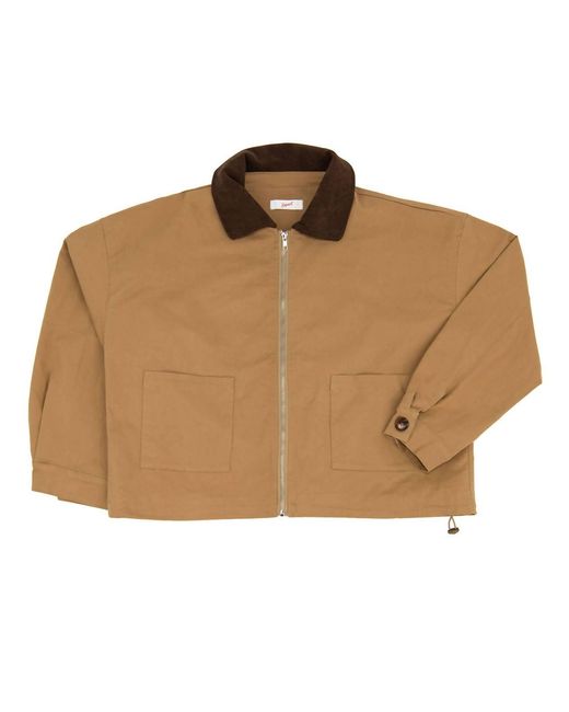 8apart Brown Taryn Drawstring Jacket