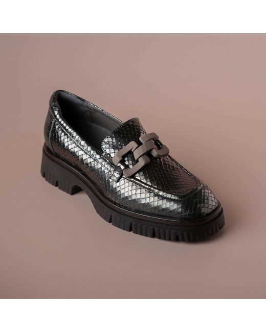 Softwaves Brown Leather Loafer