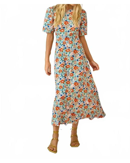 Hunter Bell Metallic Casey Midi Dress