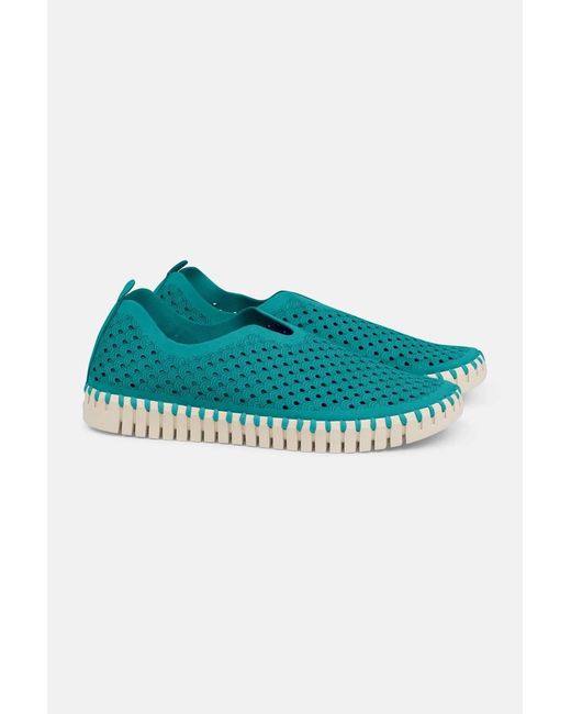 Ilse Jacobsen Blue Original Tulip Flat Shoes