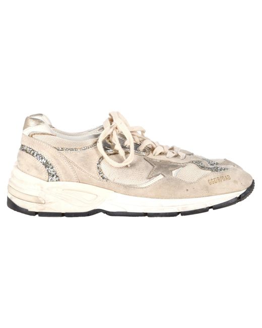Golden Goose Deluxe Brand White Dad-Star Sneakers