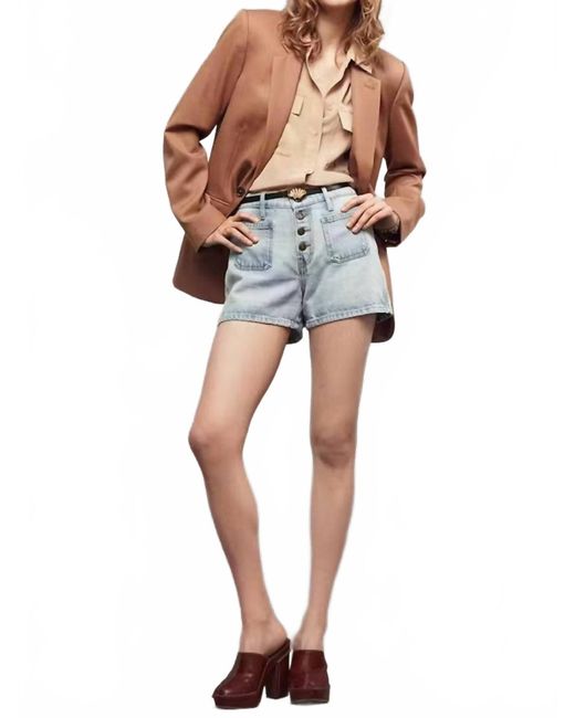 FRAME Multicolor Patch Pocket Button Down Shirt