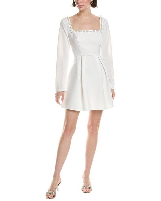 HL Affair White Mini Dress