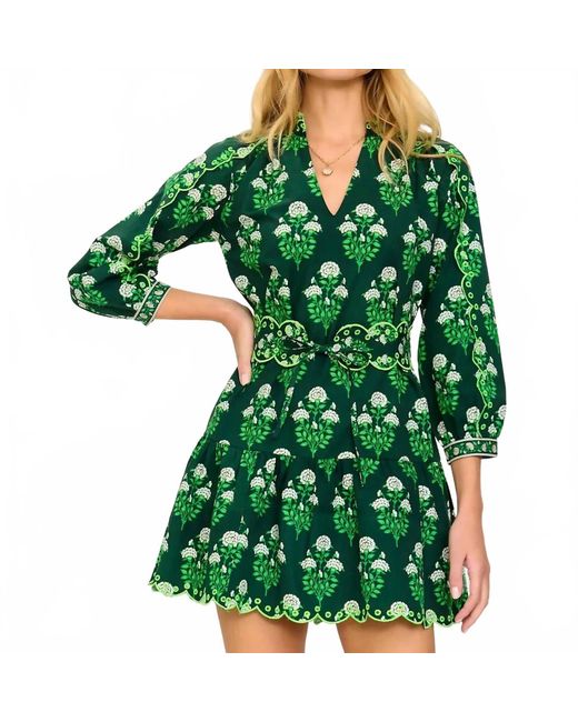 green and pink mini dress Perspective Mini Dress - Pink, Yellow and Green