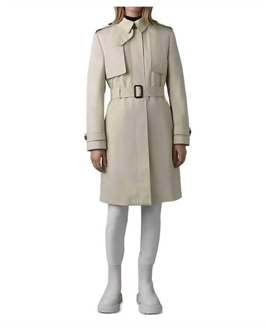 Mackage Natural Winn Classic Trench Coat