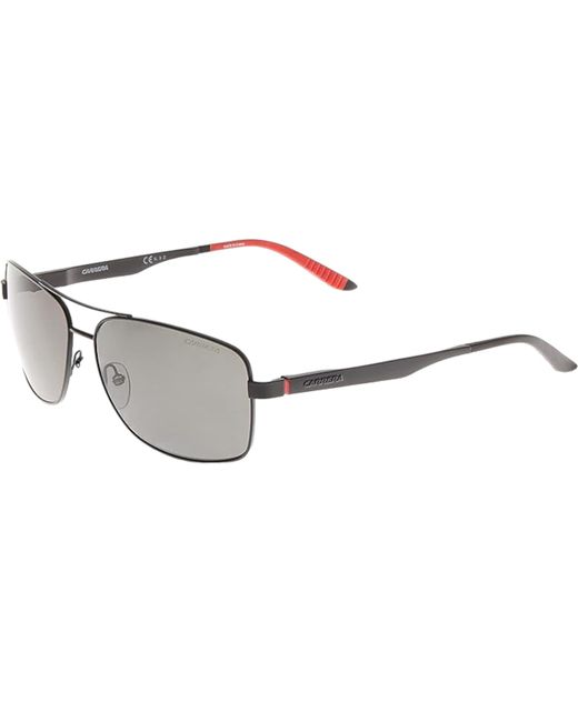 Carrera Black 8014/s Dark Ruthenium Grey Polarized Sunglasses for men