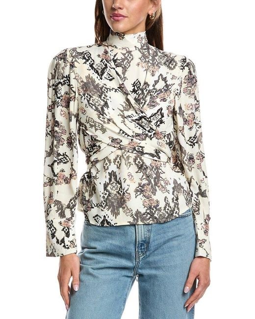 IRO White Sakari Top